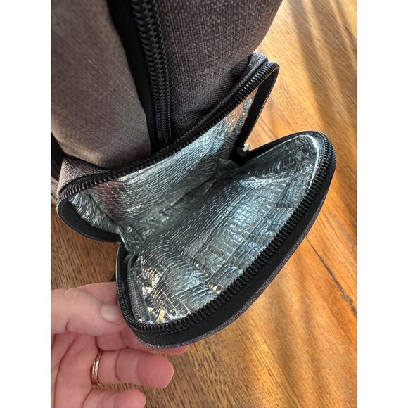 Eddie Bauer First Adventure Gray Backpack Diaper Bag  Multiple Pockets - Picture 8 of 13